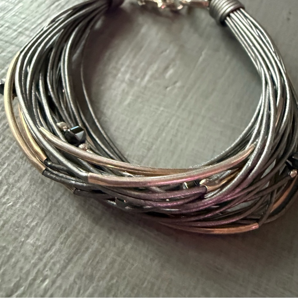 Silpada 925 Sterling Silver Multi Strand Bracelet - Picture 10 of 13